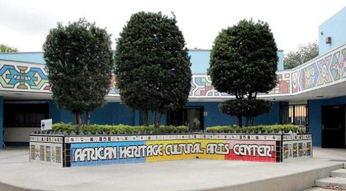 African Heritage Cultural Arts Center exterior courtyard